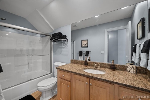 1108 Independence Ave, Elburn, IL 60119 - bathroom with vanity and enclosed tub / shower combo