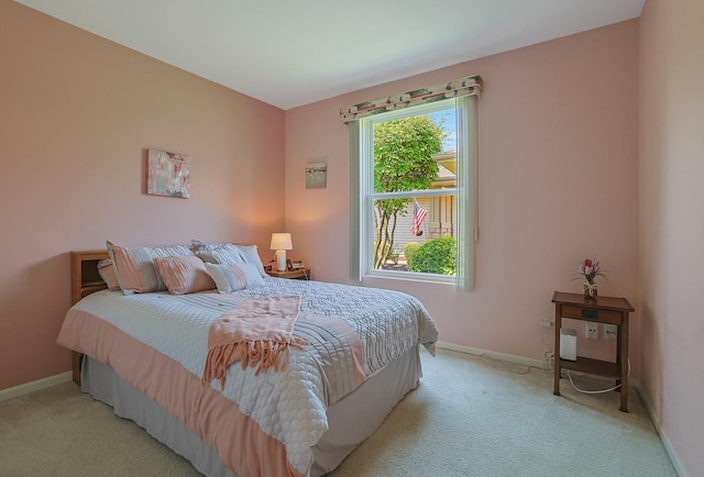 12856 W Rocksprings Ln, Huntley, IL 60142 - bedroom featuring light carpet and baseboards