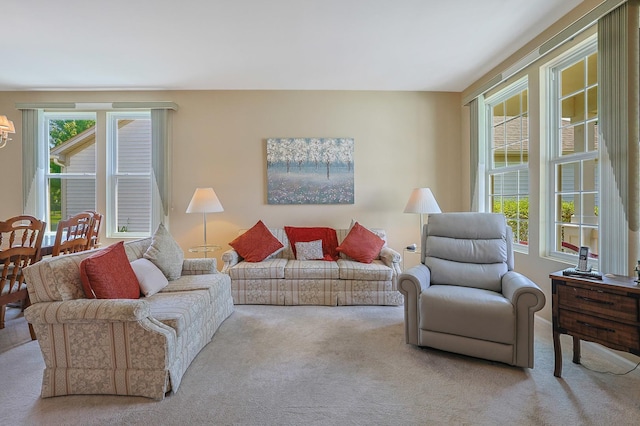 12856 W Rocksprings Ln, Huntley, IL 60142 - living area featuring carpet flooring