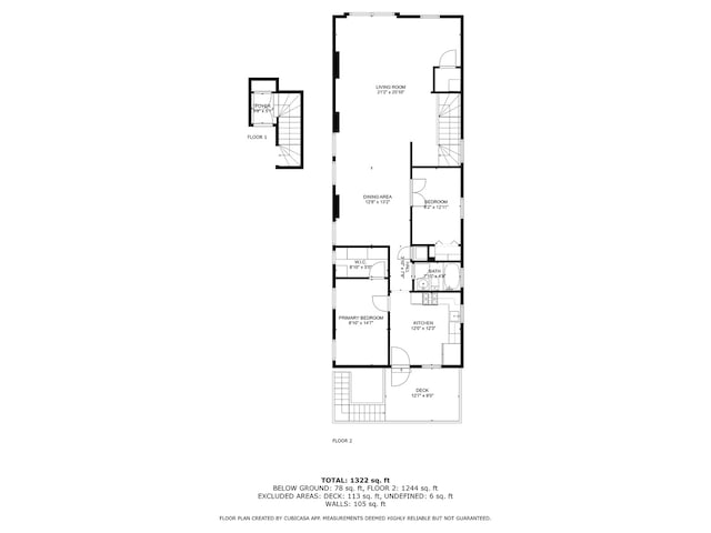 1734 W Erie St Unit 3, Chicago, IL 60622 - view of property floor plan