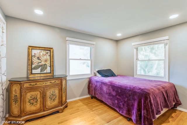 26W323 Harrison Ave, Winfield, IL 60190 - bedroom featuring light wood-type flooring and recessed lighting