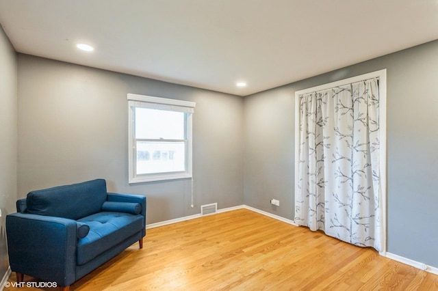 26W323 Harrison Ave, Winfield, IL 60190 - sitting room with light wood-style floors and recessed lighting
