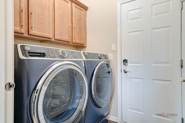 1174 Pine Tree Ct, Lake Villa, IL 60046 - laundry room with separate washer and dryer and cabinet space