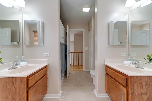 1174 Pine Tree Ct, Lake Villa, IL 60046 - bathroom featuring vanity and tile patterned floors
