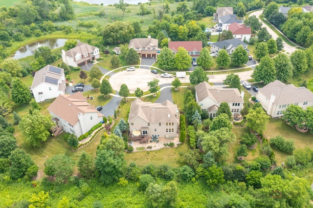 1174 Pine Tree Ct, Lake Villa, IL 60046 - aerial view of residential area with a nearby body of water