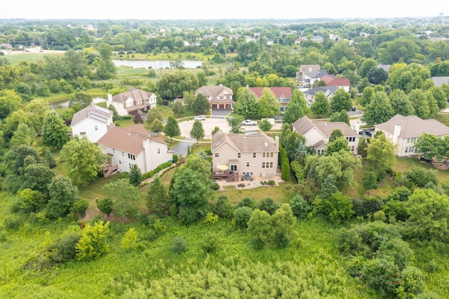 1174 Pine Tree Ct, Lake Villa, IL 60046 - aerial perspective of suburban area with a nearby body of water