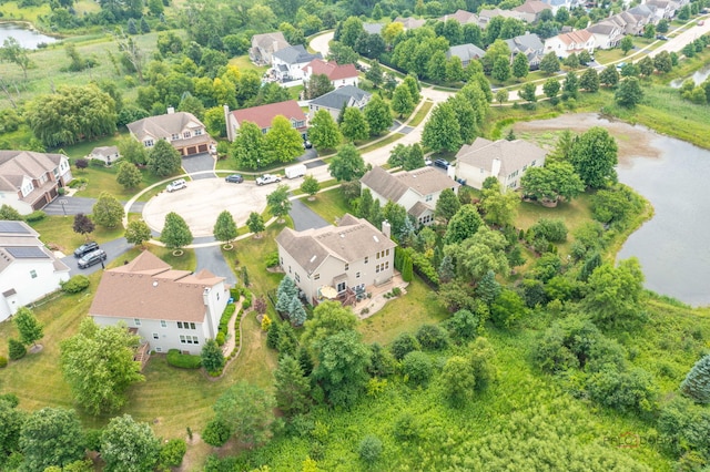 1174 Pine Tree Ct, Lake Villa, IL 60046 - aerial view of residential area with a large body of water