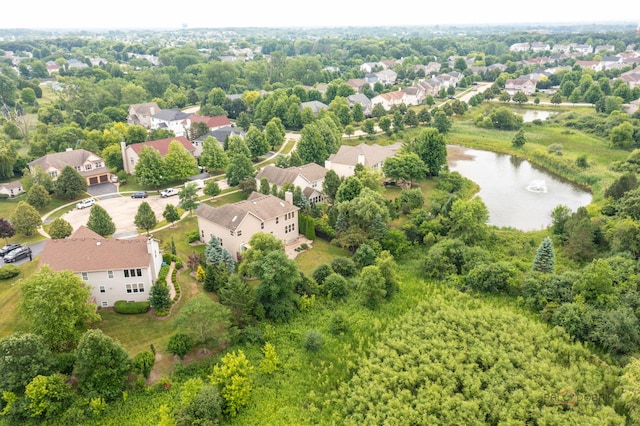 1174 Pine Tree Ct, Lake Villa, IL 60046 - aerial view of residential area with a nearby body of water
