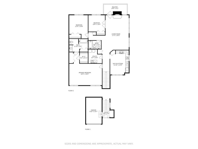 573 W Parkside Dr, Palatine, IL 60067 - view of property floor plan