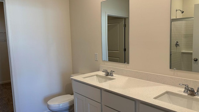 6471 Juniper Dr, Wonder Lake, IL 60097 - full bathroom with double vanity and a shower