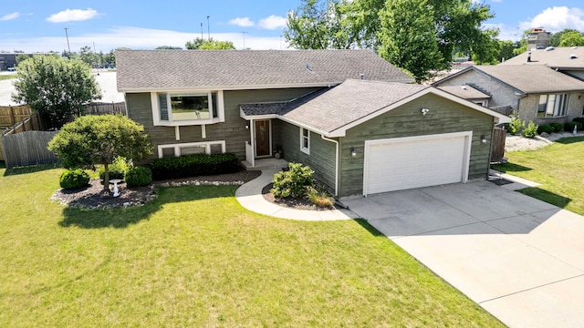 913 S Bentley Rd, New Lenox, IL 60451 - view of front facade with an attached garage, driveway, and a shingled roof