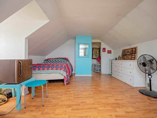 1742 N 34th Ave, Stone Park, IL 60165 - bedroom with wood finished floors and lofted ceiling