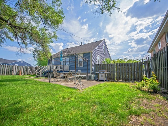 1742 N 34th Ave, Stone Park, IL 60165 - back of house featuring a patio area and a fenced backyard