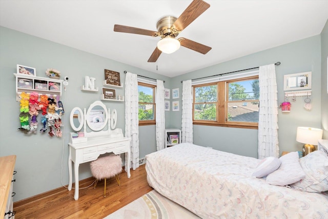 9912 S Kolmar Ave, Oak Lawn, IL 60453 - bedroom featuring wood finished floors and ceiling fan
