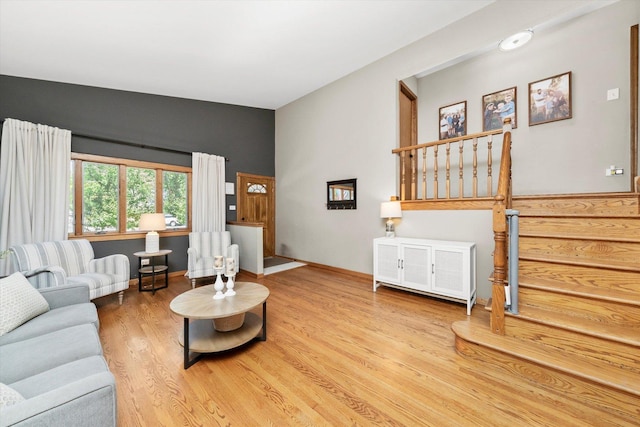 9912 S Kolmar Ave, Oak Lawn, IL 60453 - living room featuring wood finished floors and stairway