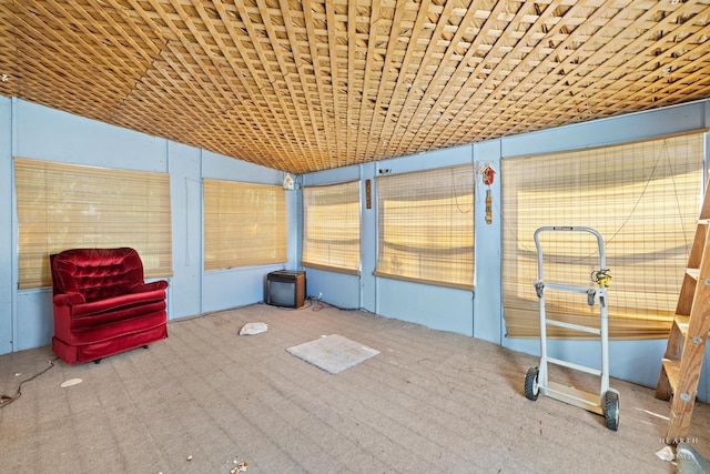 3715 Maple Ave, Mchenry, IL 60050 - unfurnished sunroom featuring carpet flooring