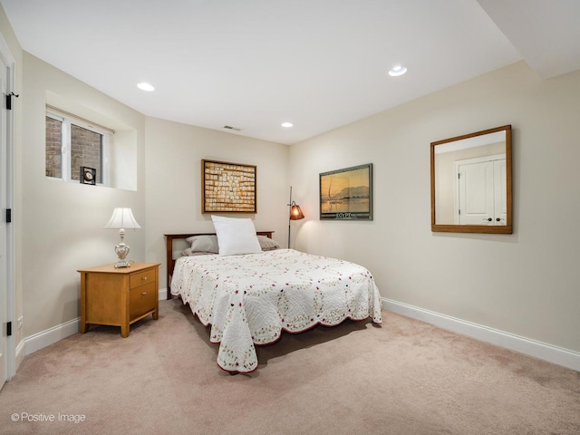 1416 W Olive Ave Unit 1, Chicago, IL 60660 - bedroom featuring light colored carpet and recessed lighting