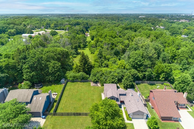 530 Sunnyside Ave, Gurnee, IL 60031 - drone / aerial view of a forest