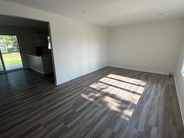 20031 Scott St, Mokena, IL 60448 - unfurnished room featuring dark wood finished floors and baseboards