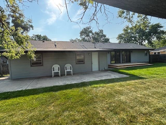 20031 Scott St, Mokena, IL 60448 - rear view of property featuring a patio
