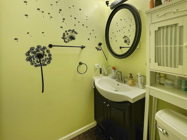 204 Inverrary Ln, Deerfield, IL 60015 - half bathroom with vanity and toilet