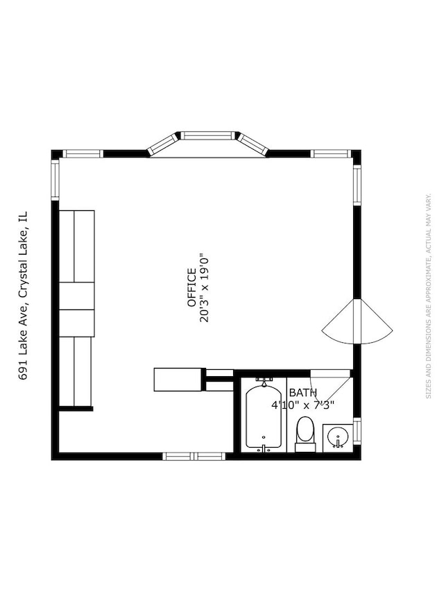 691 Lake Ave, Crystal Lake, IL 60014 - view of room layout