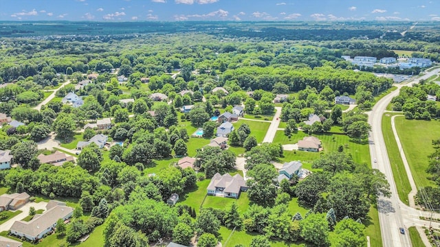 1311 Hickory Tree Ct, Mahomet, IL 61853 - aerial view of residential area