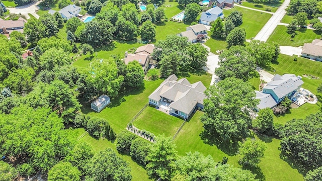 1311 Hickory Tree Ct, Mahomet, IL 61853 - aerial perspective of suburban area