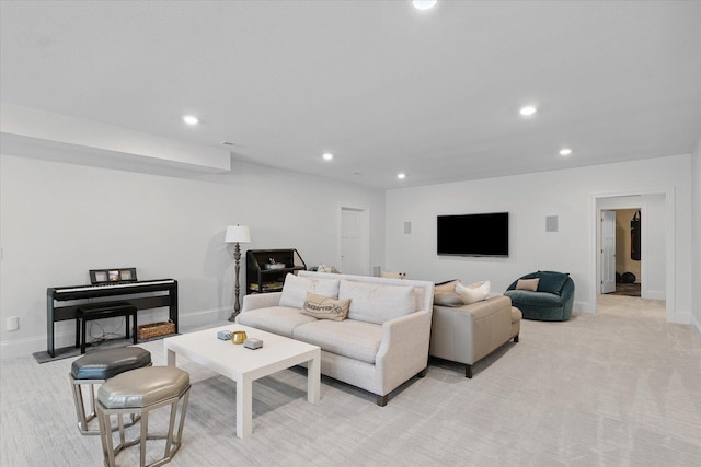 1311 Hickory Tree Ct, Mahomet, IL 61853 - living room featuring recessed lighting