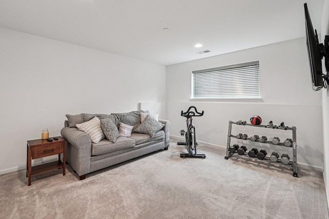 30W003 Brayman Ct, Warrenville, IL 60563 - carpeted living area featuring baseboards and recessed lighting