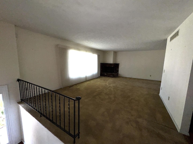 400 N Cottage Ave, Normal, IL 61761 - unfurnished living room featuring carpet floors