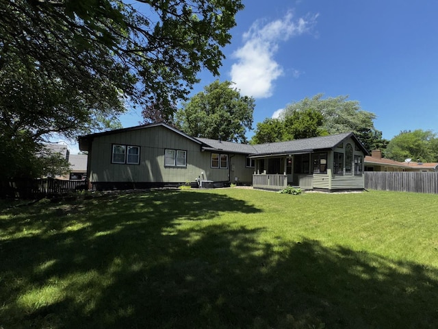 400 N Cottage Ave, Normal, IL 61761 - back of property featuring a sunroom