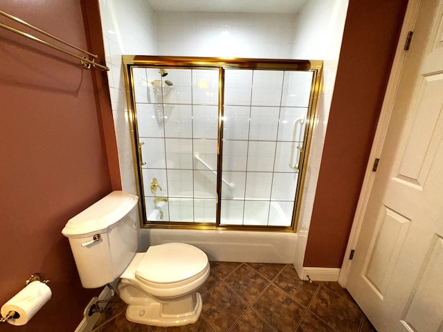 400 N Cottage Ave, Normal, IL 61761 - bathroom featuring tile patterned floors and shower / bath combination with glass door