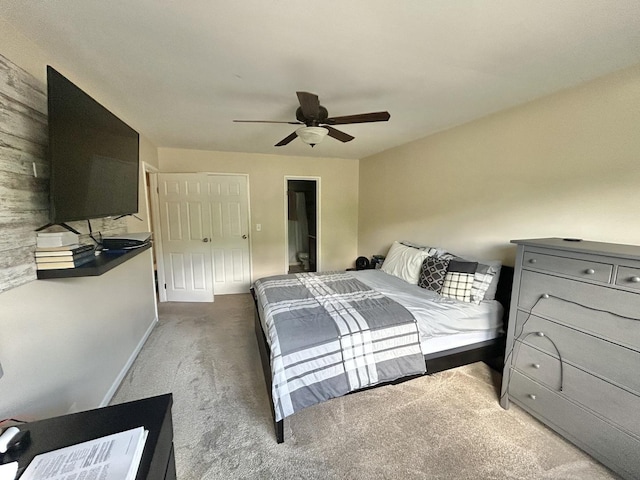 543 Norman Rd Unit 543, Bolingbrook, IL 60440 - carpeted bedroom featuring baseboards and a ceiling fan