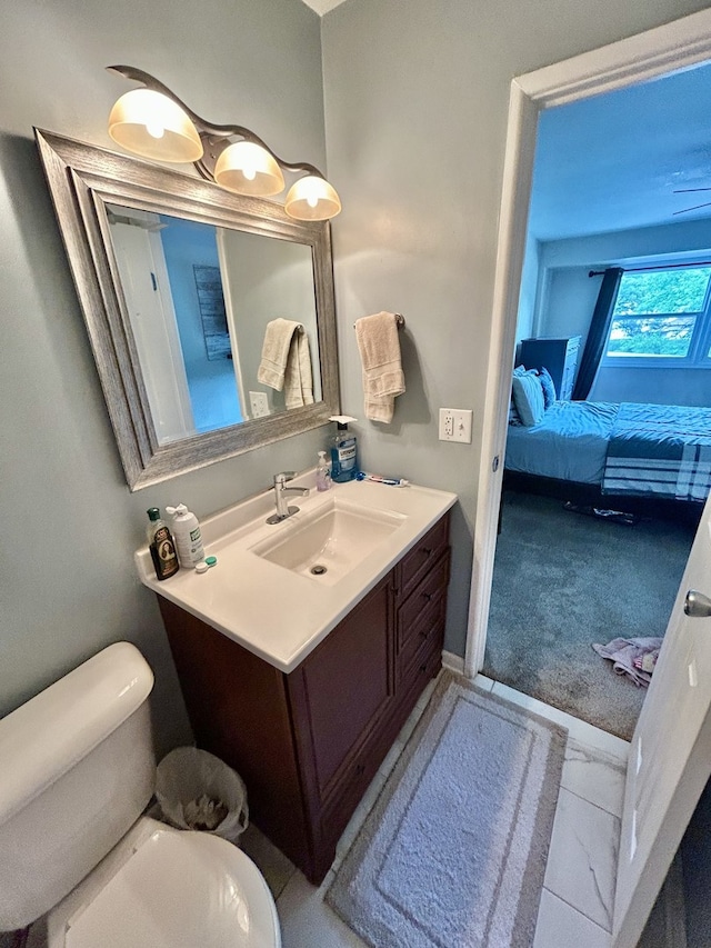 543 Norman Rd Unit 543, Bolingbrook, IL 60440 - ensuite bathroom with vanity and toilet