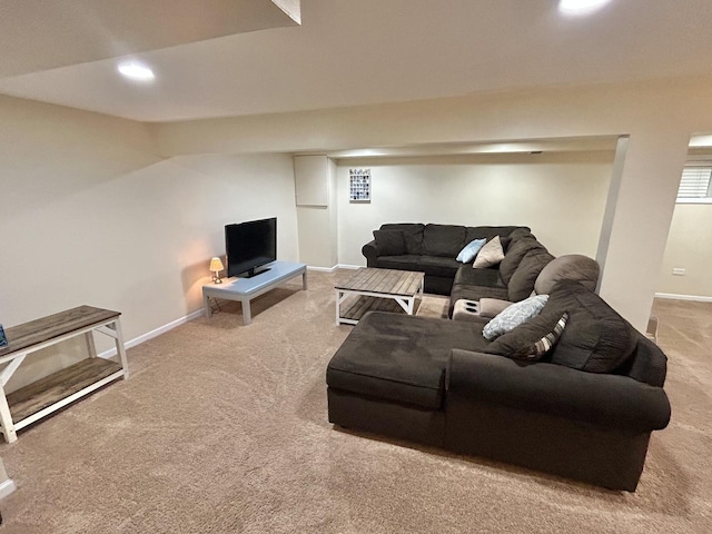 543 Norman Rd Unit 543, Bolingbrook, IL 60440 - living room featuring carpet floors and recessed lighting
