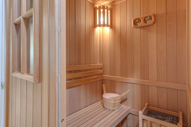 24 Hickory Rd, Oakwood Hills, IL 60013 - relaxing sauna / steam room featuring wooden walls