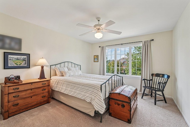 2524 Wild Timothy Rd, Naperville, IL 60564 - bedroom featuring light colored carpet and a ceiling fan