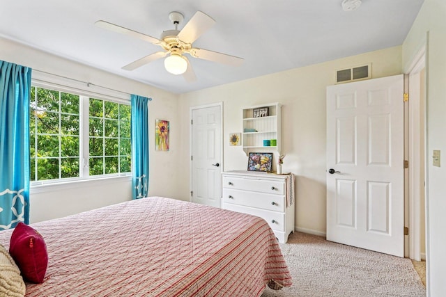 2524 Wild Timothy Rd, Naperville, IL 60564 - bedroom with light carpet and ceiling fan