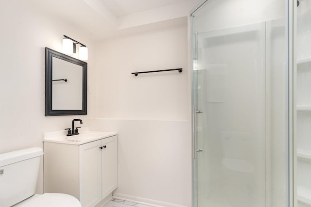 1121 S 13th St, Saint Charles, IL 60174 - full bathroom featuring vanity and a stall shower