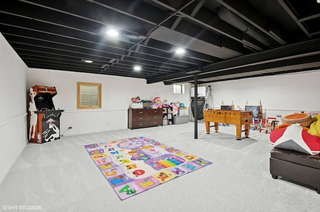 1167 Book Rd, Naperville, IL 60540 - rec room featuring carpet floors