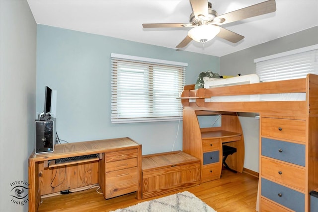 17436 71st Ave, Tinley Park, IL 60477 - bedroom featuring light wood-style floors and a desk