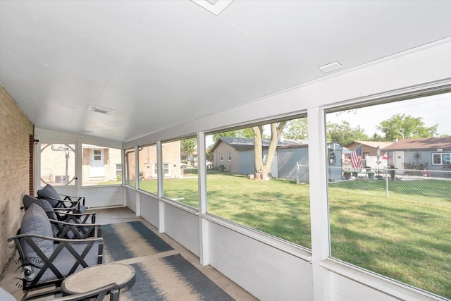 17436 71st Ave, Tinley Park, IL 60477 - sunroom featuring a residential view