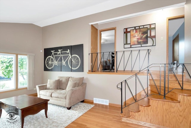 17436 71st Ave, Tinley Park, IL 60477 - living room with wood finished floors and vaulted ceiling