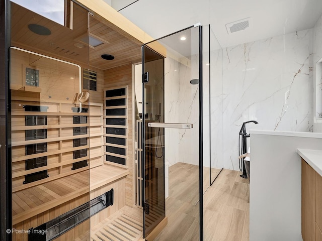849 Cramer Ct, Willowbrook, IL 60527 - relaxing sauna with wood finished floors and recessed lighting