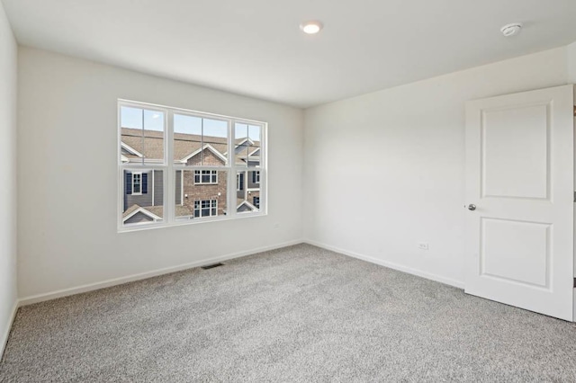 6339 Ulster Dr, Tinley Park, IL 60477 - carpeted empty room featuring a smoke detector and recessed lighting