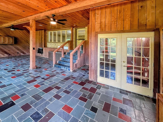 20798 White Oaks Rd, Morrison, IL 61270 - view of patio / terrace with french doors