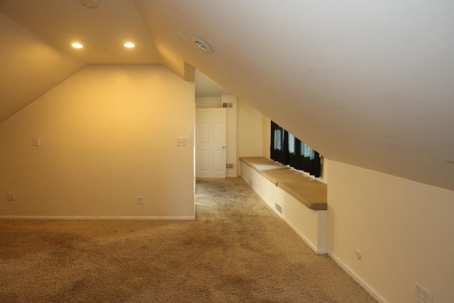 2458 N Clybourn Ave, Chicago, IL 60614 - bonus room with carpet floors, vaulted ceiling, and recessed lighting