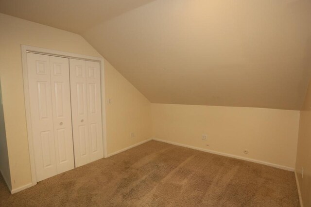 2458 N Clybourn Ave, Chicago, IL 60614 - additional living space with lofted ceiling and carpet floors