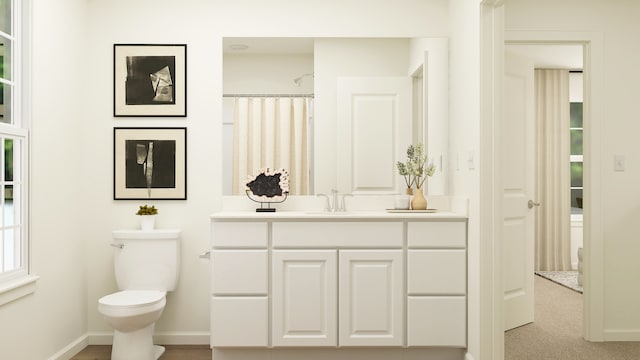 607 Wexford Dr, Elgin, IL 60124 - bathroom with toilet and vanity